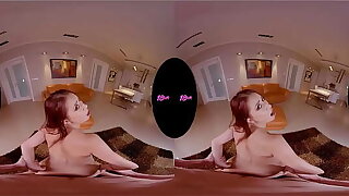 Stunning Redhead Teen Paula Shy VR Copulation