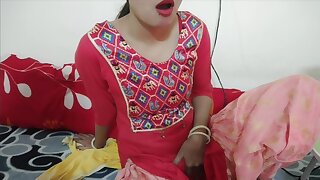 Saara teaches him how to satisfied her future gf Teacher sex with student, very hot sex, Indian teacher plus student